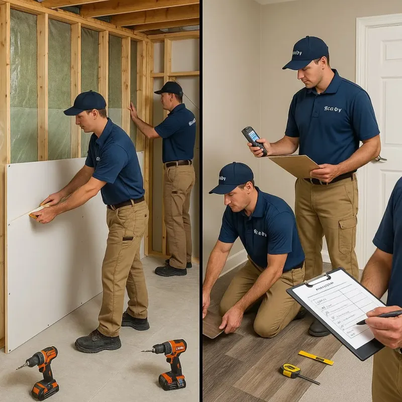 Repairs and Reconstruction process in Paxtang, PA
